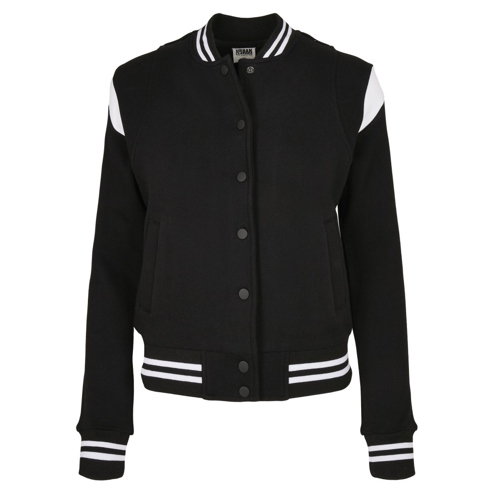 Urban Classics - Organic Inset College jacket - Zwart